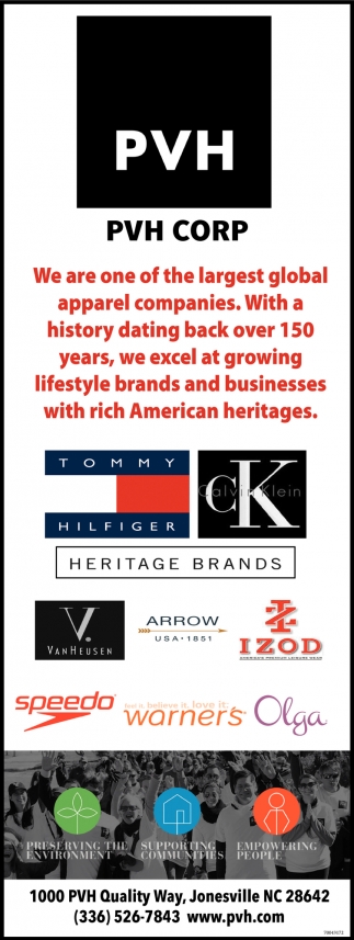 Heritage Brands, PVH Corp